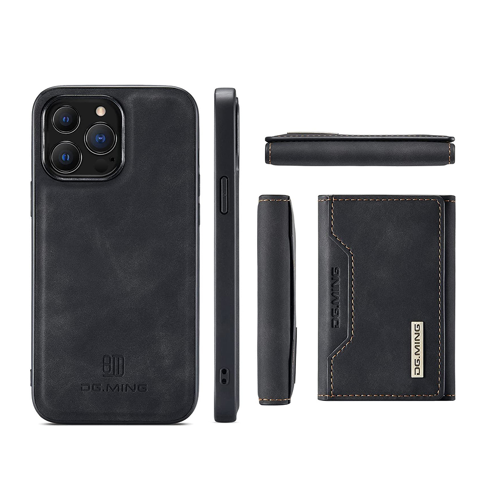 2 In 1 Detachable Magnetic Leather iPhone Case Wallet Cover Cards Holder-Black - Picture 39 of 72