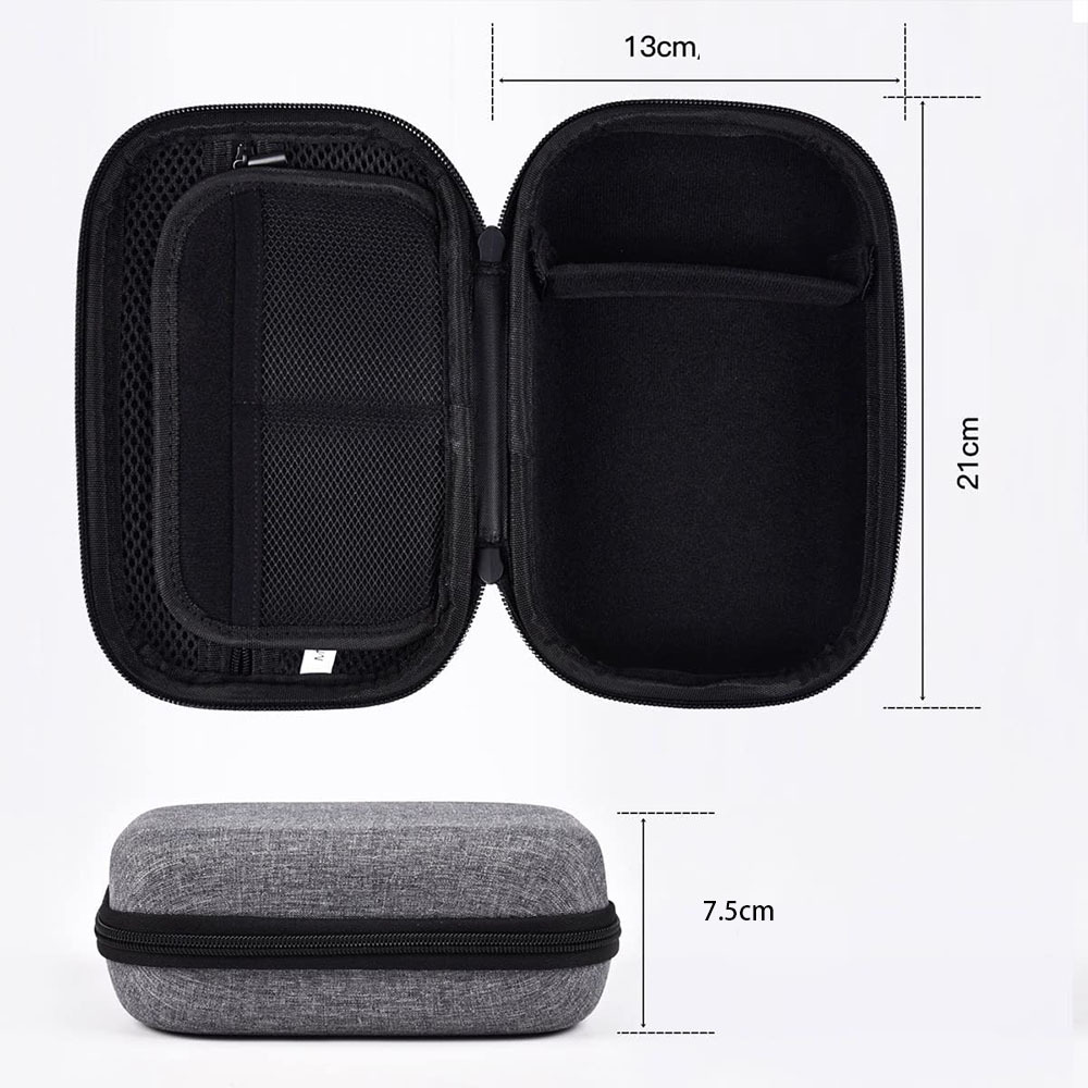 Travel Organizer External Hard Drive Case Portable EVA Cable Digital Storage Box - Picture 4 of 23
