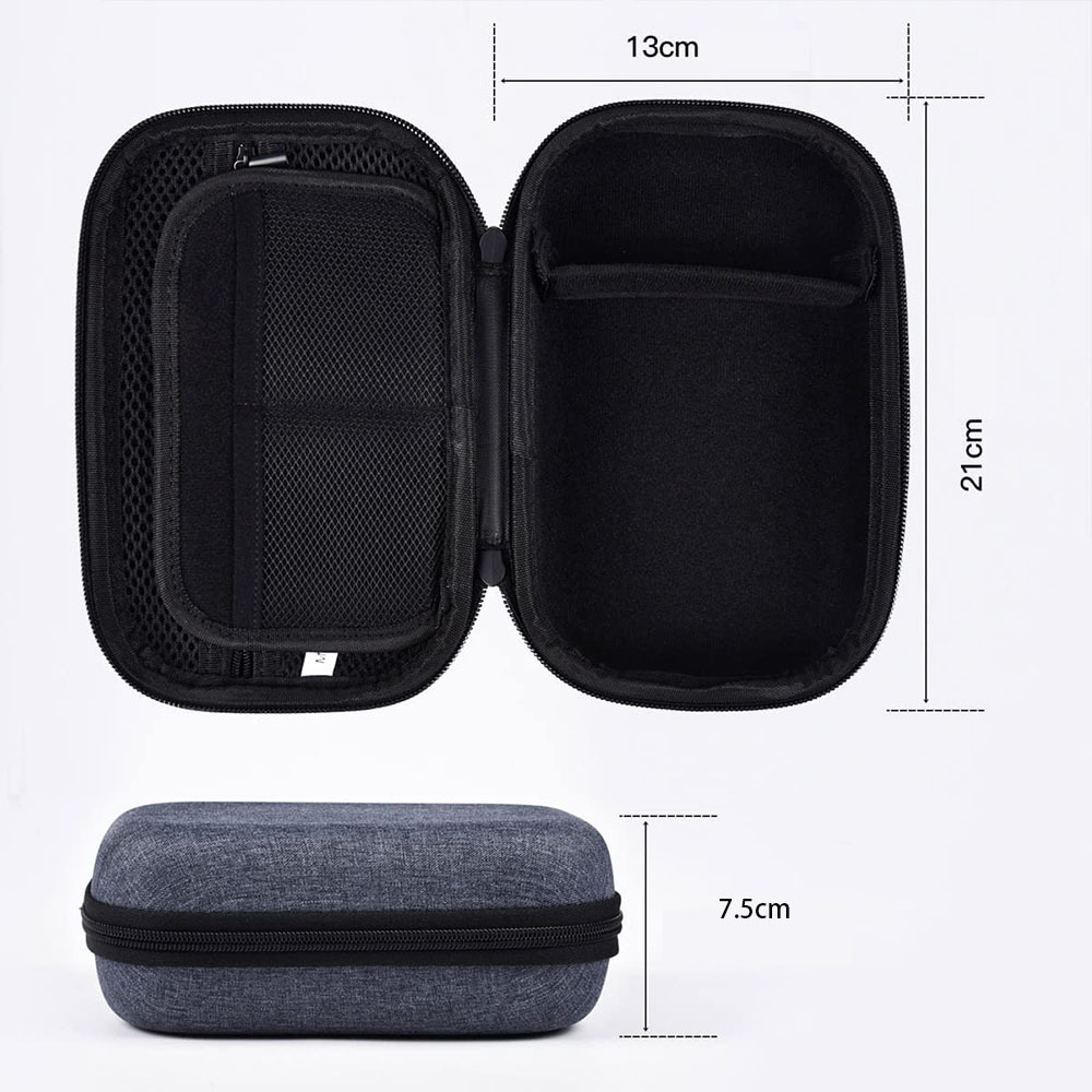 Travel Organizer External Hard Drive Case Portable EVA Cable Digital Storage Box - Picture 18 of 23