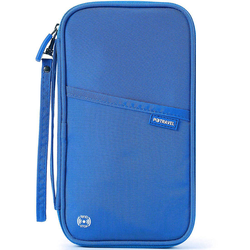 RFID Travel Passport Wallet Family Passport Holder Waterproof Document Organizer - Picture 34 of 40