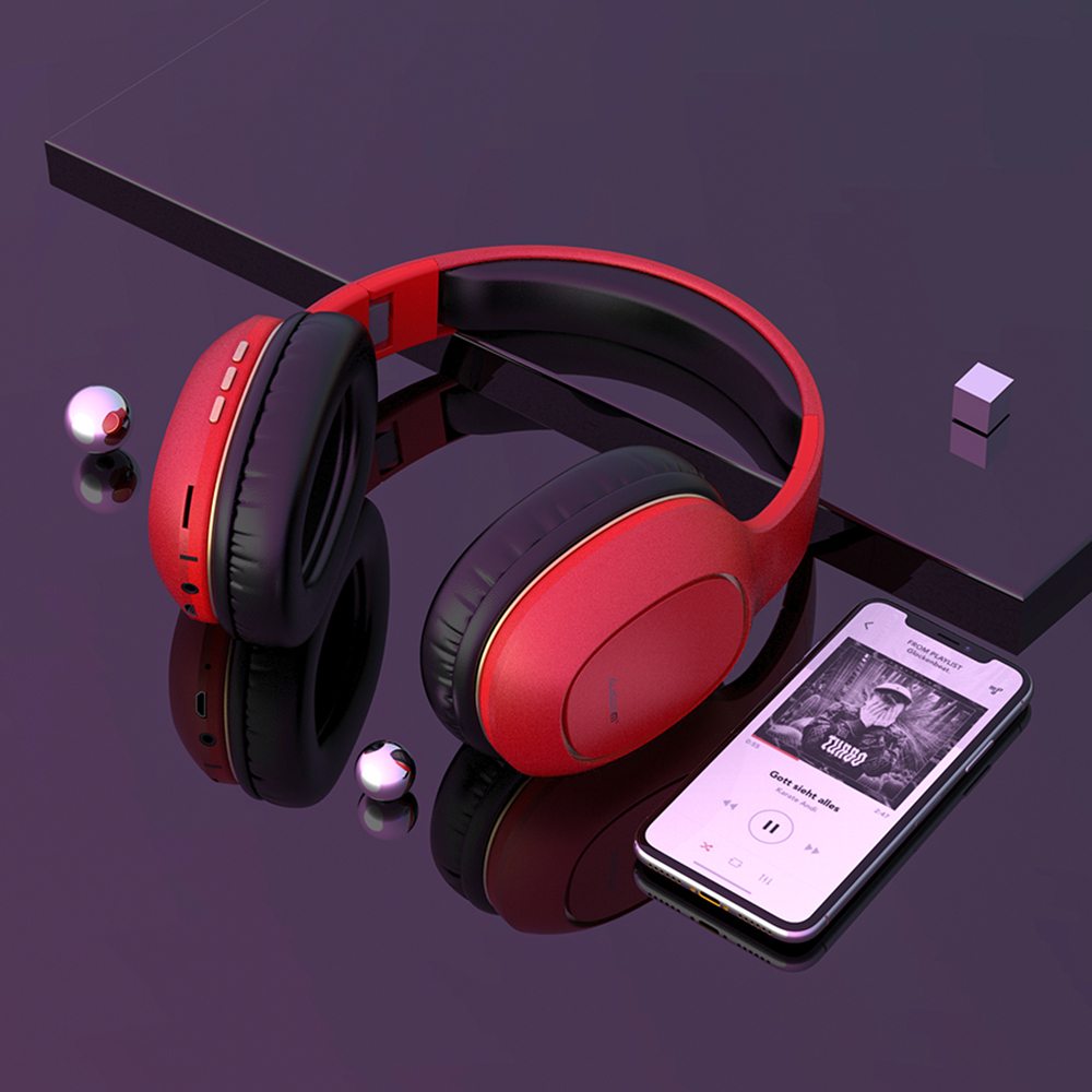 Ausdom M09 Bluetooth Foldable OverEar Wired Wireless Headphones eBay