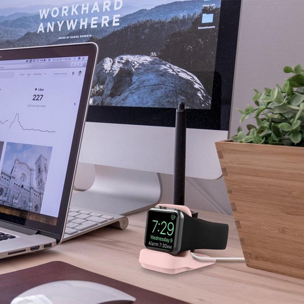 Silicone Watch Charge Stand For Apple Watch - Picture 8 of 55
