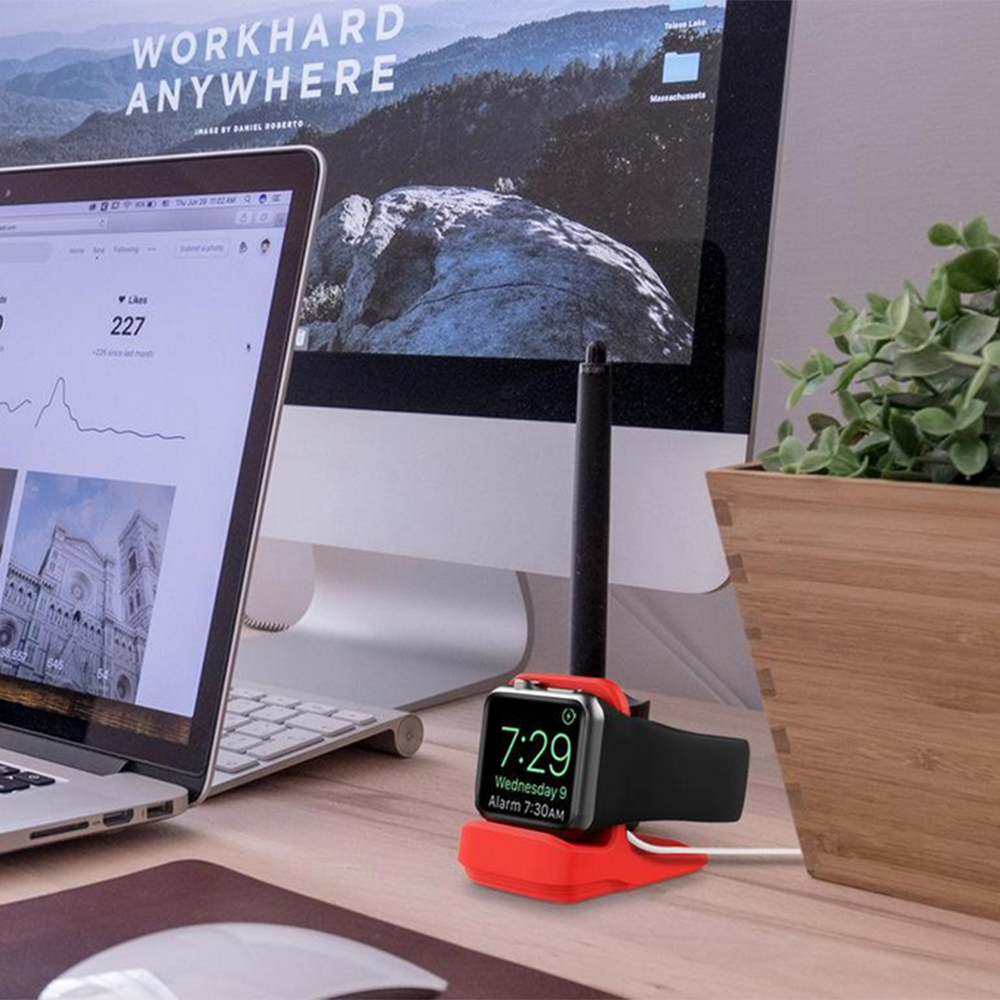 Silicone Watch Charge Stand For Apple Watch - Picture 14 of 55