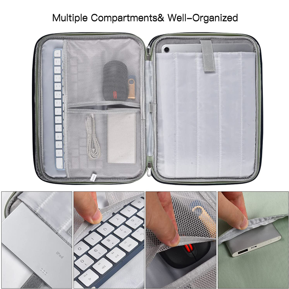Sleeve Bag For Tablet Protective Bag Carrying Case iPad Handbag With Pocket - Picture 5 of 20