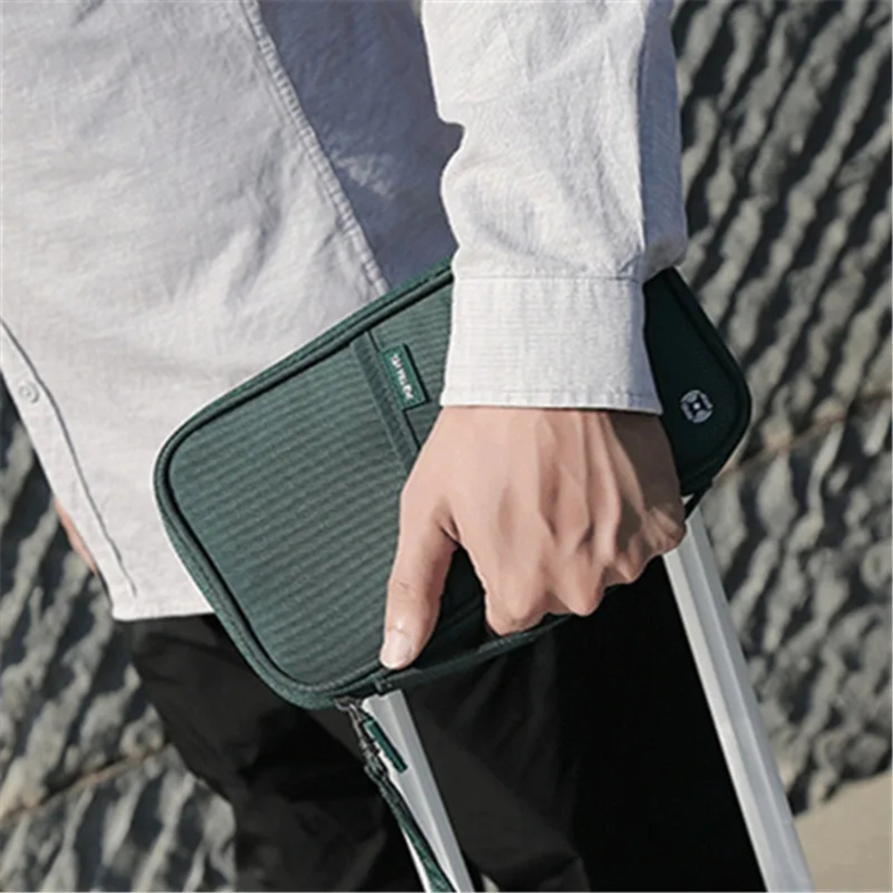 RFID Travel Passport Wallet Family Passport Holder Waterproof Document Organizer - Picture 11 of 40