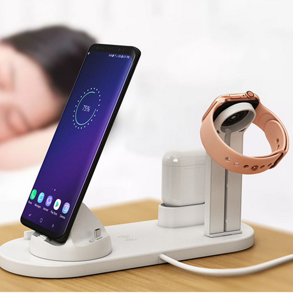 3 in 1 Wireless Charger Dock Charging Station For Apple Watch iPhone 15 14 13 12 - Picture 17 of 21