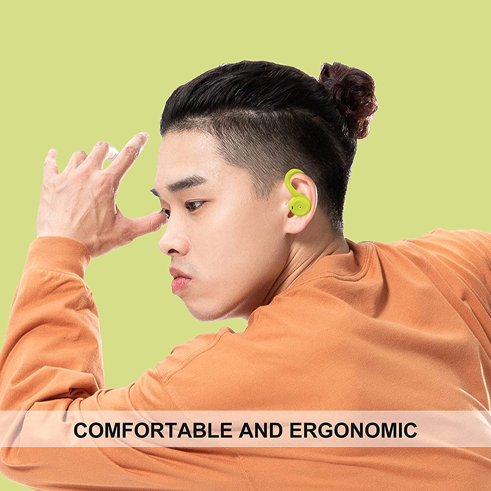 Sport Wireless Earbuds Bluetooth Earphones with Earhooks - Picture 16 of 37