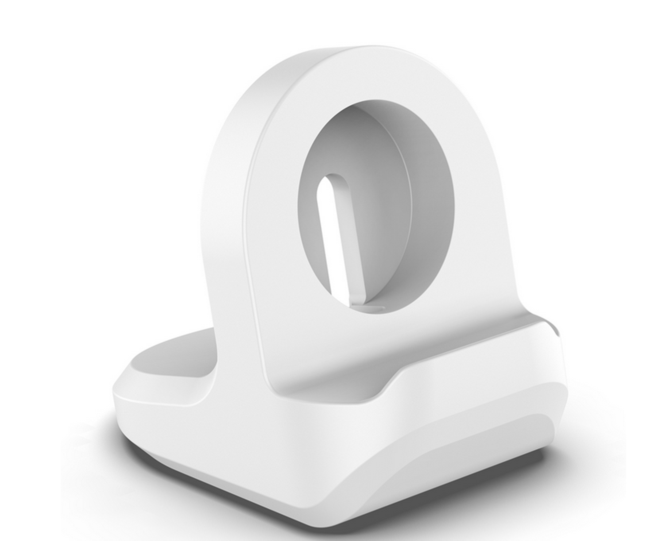 Silicone Charge Stand Holder Station Dock for Apple Watch Charger Cable - Picture 15 of 18