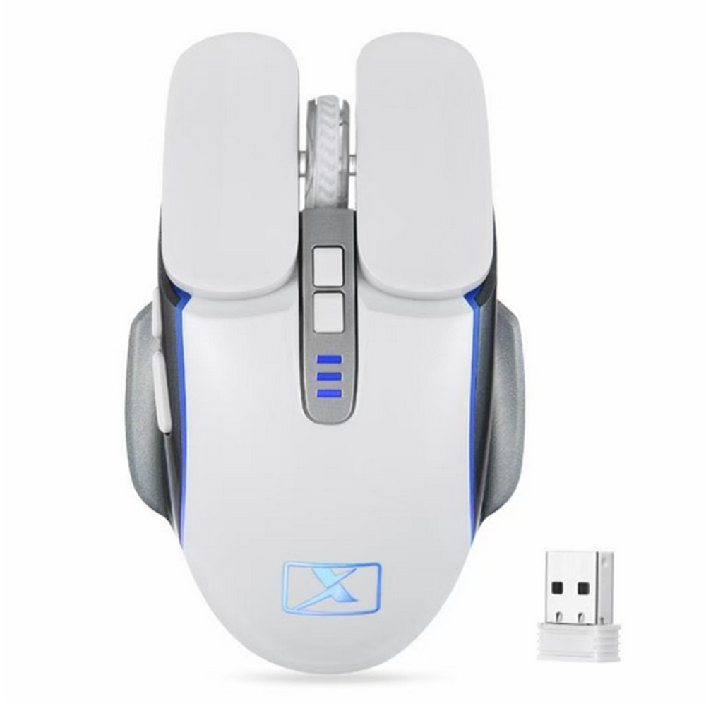 Silent Wireless Mouse Rechargeable 2400DPI Mechanical Game Mouse - Picture 14 of 14