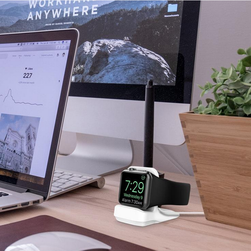 Silicone Watch Charge Stand For Apple Watch - Picture 53 of 55
