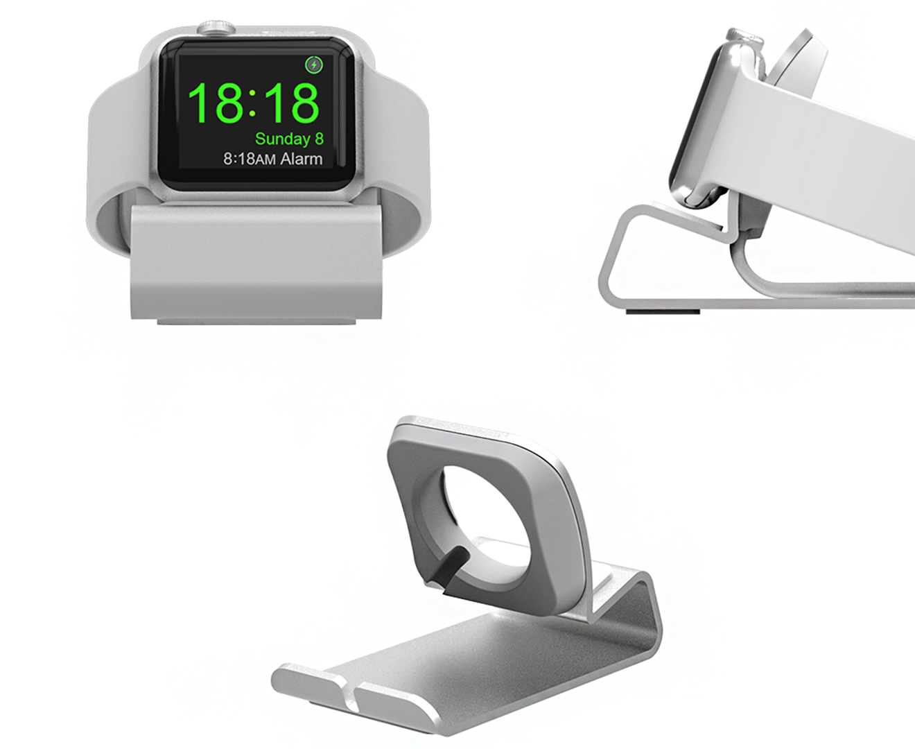 Aluminum alloy charge holder for Apple Watch - Picture 10 of 10