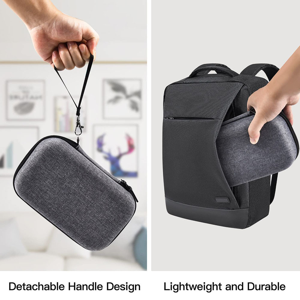 Travel Organizer External Hard Drive Case Portable EVA Cable Digital Storage Box - Picture 8 of 23