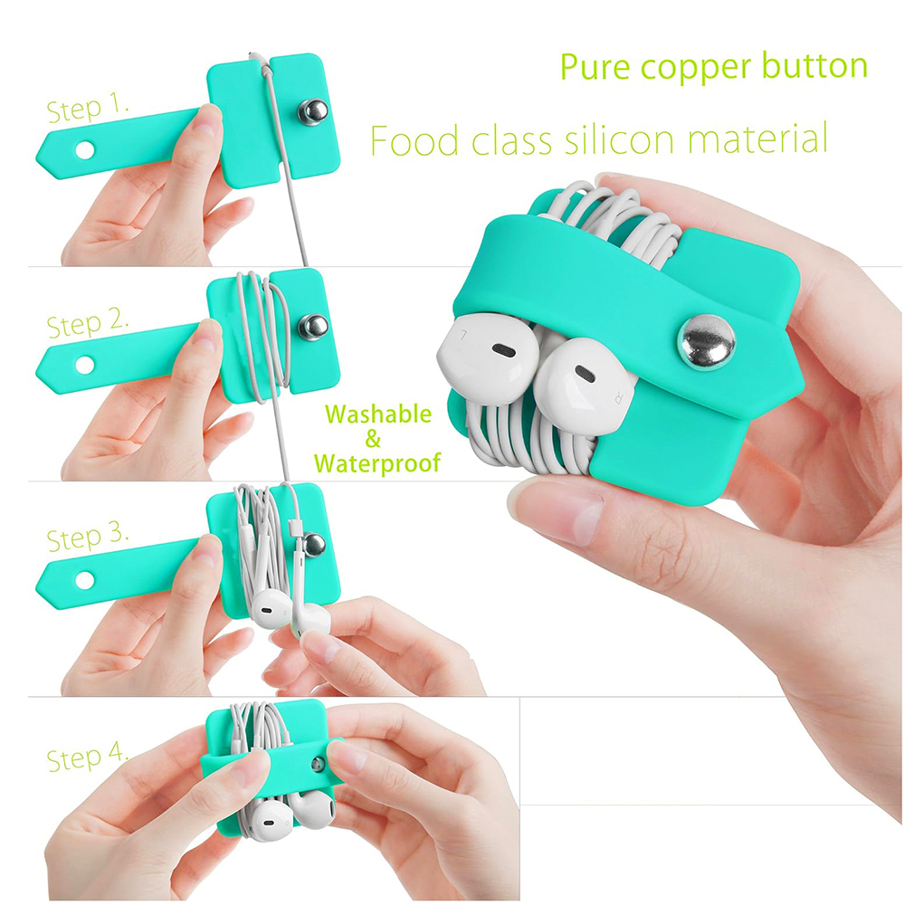 1/2 Pcs Cord Organizer Earbuds Holder Earphone Wrap Earphones Organizer - Picture 51 of 63