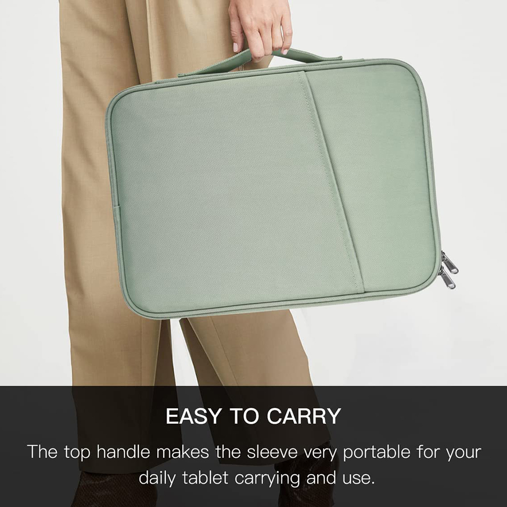 Sleeve Bag For Tablet Protective Bag Carrying Case iPad Handbag With Pocket - Picture 8 of 20