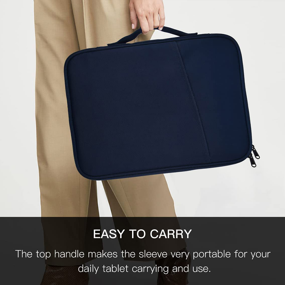 Sleeve Bag For Tablet Protective Bag Carrying Case iPad Handbag With Pocket - Picture 20 of 20