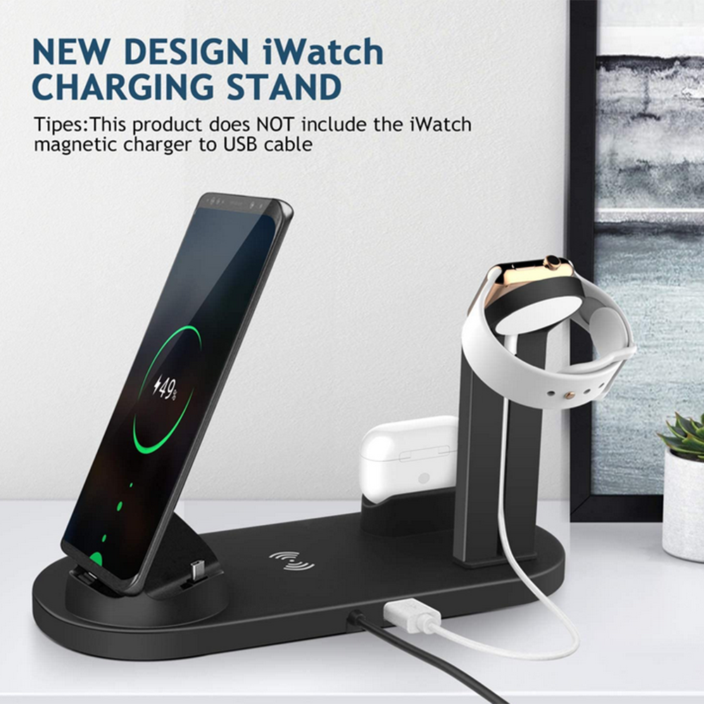 3 in 1 Wireless Charger Dock Charging Station For Apple Watch iPhone 15 14 13 12 - Picture 13 of 21