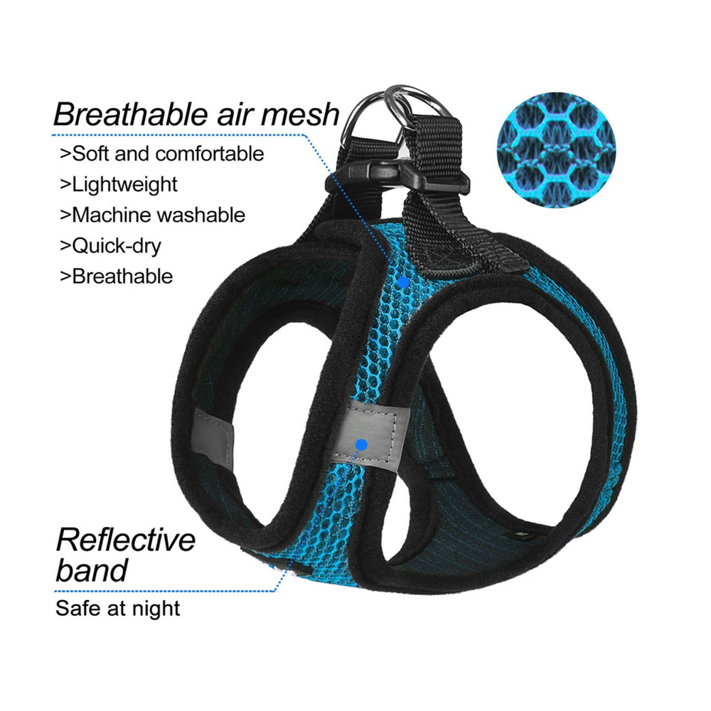 Dog Harness Step-in Breathable Vest Harnesses for Small Medium Dogs - Picture 25 of 30