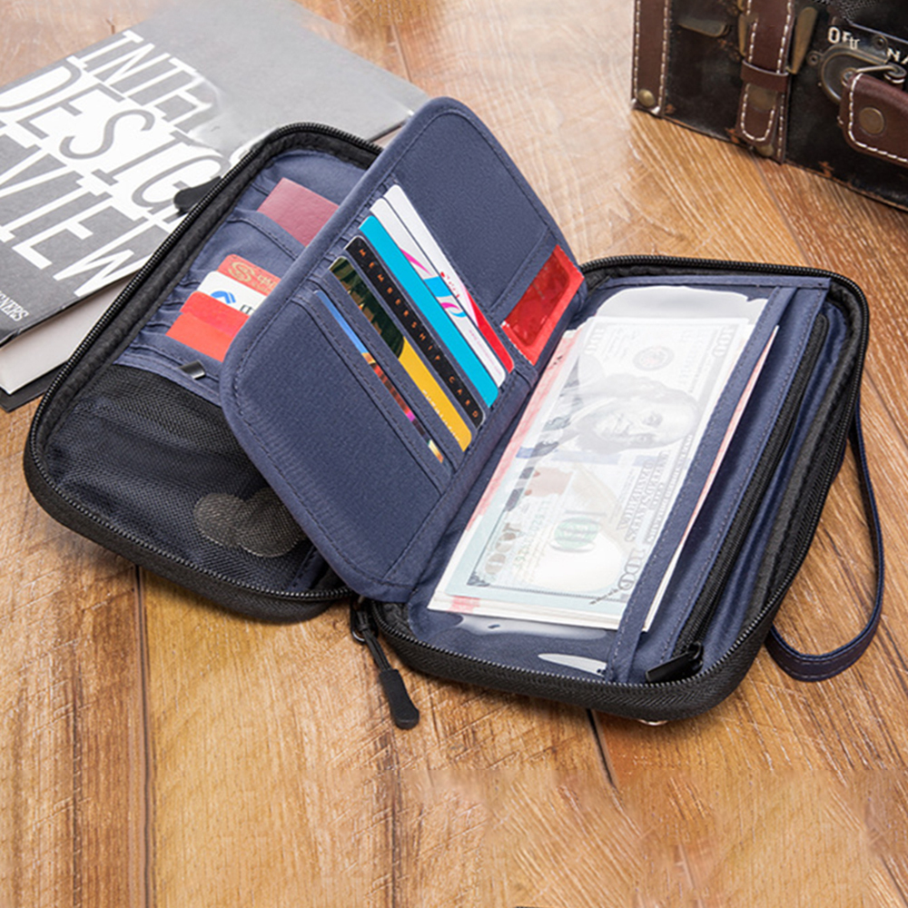 Travel Wallet Passport Holder Documents Organizer Durable RFID Blocker Case - Picture 14 of 14