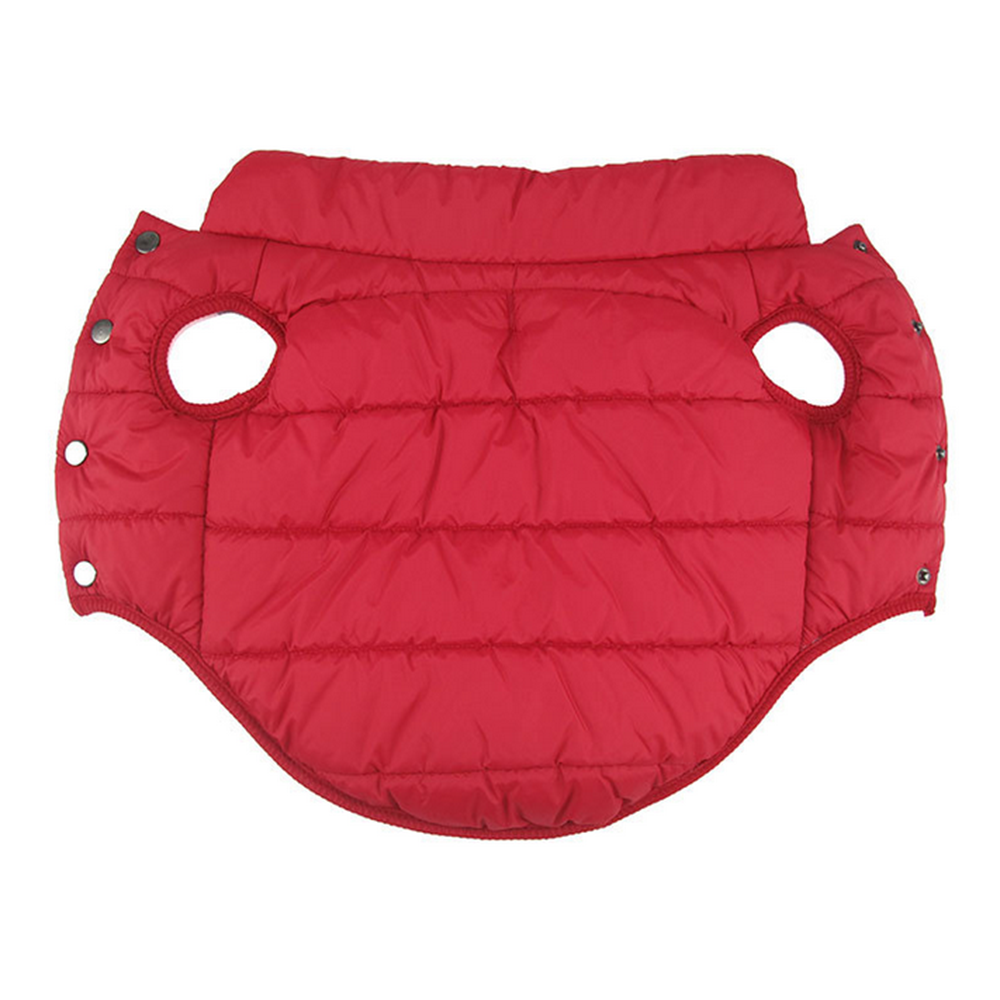 2 Layers Fleece Lined Warm Dog Jacket Winter Cold Weather Small Dog Coat - Picture 13 of 28