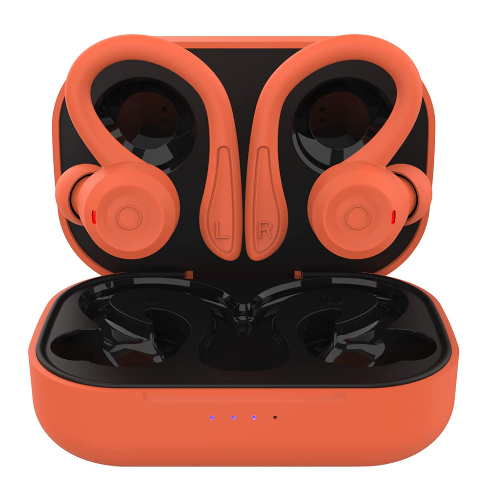 Sport Wireless Earbuds Bluetooth Earphones with Earhooks - Picture 8 of 37