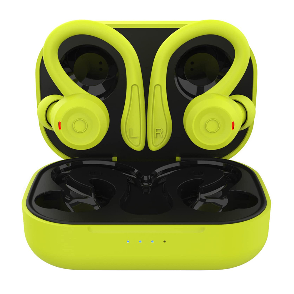 Sport Wireless Earbuds Bluetooth Earphones with Earhooks - Picture 14 of 37