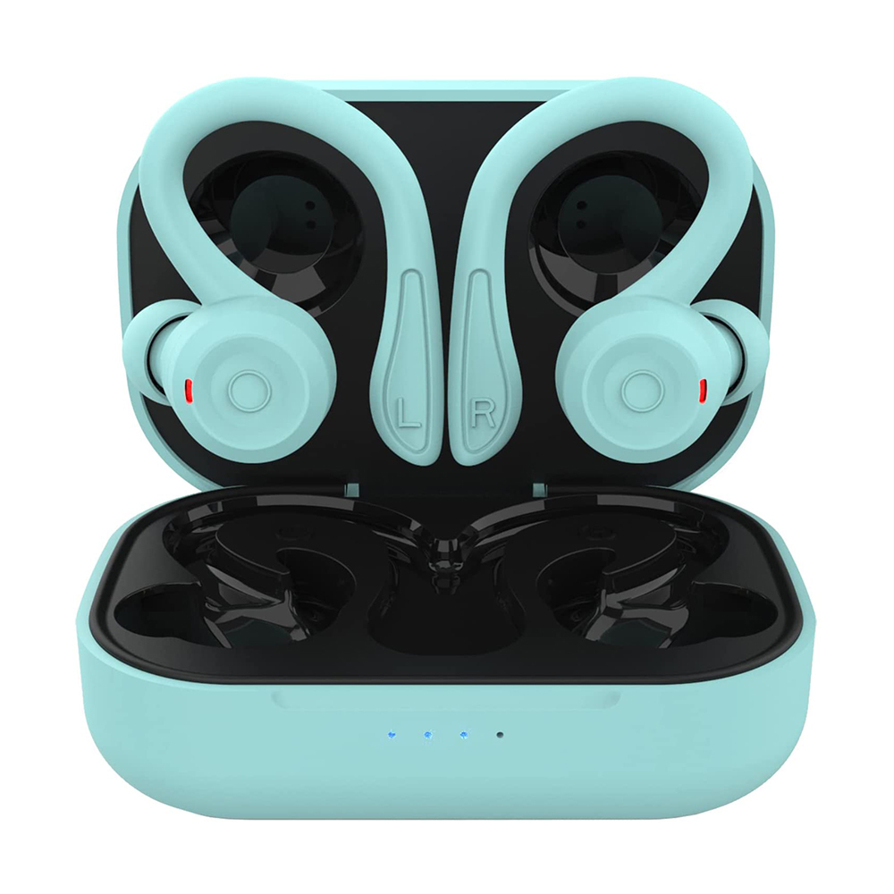 Sport Wireless Earbuds Bluetooth Earphones with Earhooks - Picture 26 of 37