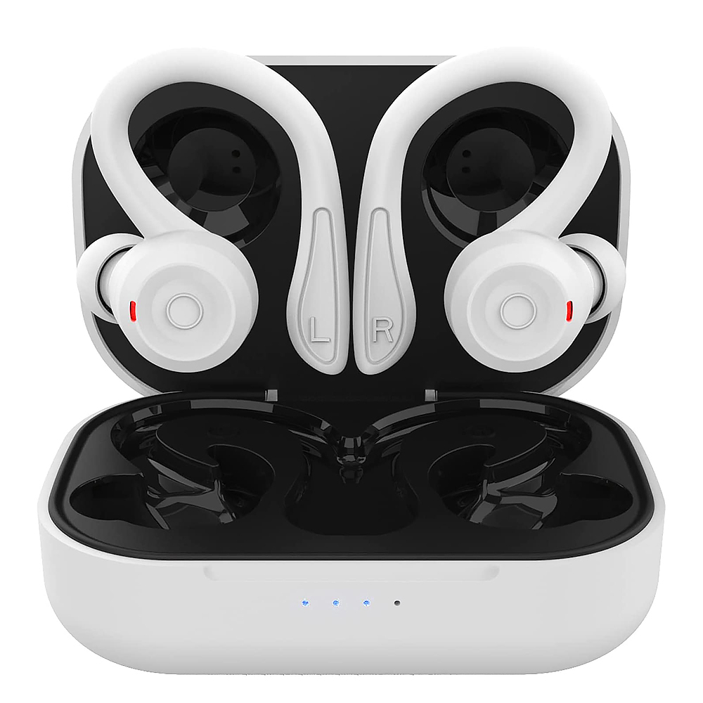 Sport Wireless Earbuds Bluetooth Earphones with Earhooks - Picture 32 of 37