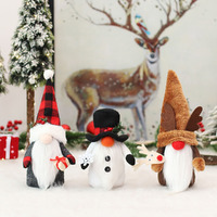3Pcs Christmas Decorations Christmas Gift Bag Old Man Standing Doll Decoration