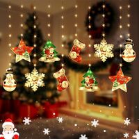 LED Christmas Lights Christmas Window String Lights USB Powered Xmas Lights