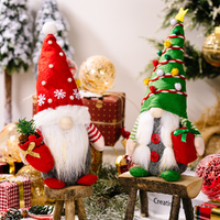 2 Pack Christmas Gnomes Plush Doll Decor for Home Indoor Decorations