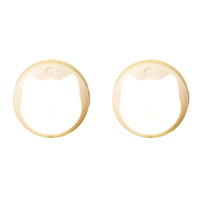 2 Pcs Portable Touch Night Light Rechargeable LED Lights Dimmable Night Light