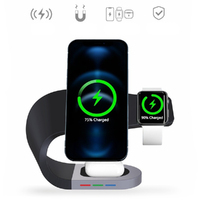 4 In 1 Magnetic Multi-Function Wireless Charger For Watches  Phones Headphones