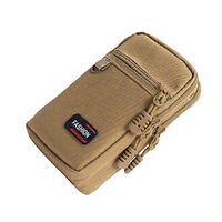 Double Layer Tactical Waist Bag Waterproof Oxford Fabric Phone Bag EDC Molle Bag