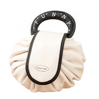 Women Drawstring Cosmetic Bag Travel Organizer Waterproof Makeup Toiletry Case