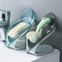2 Pack Suction Cup Soap Dish Box Shower Soap Holder Laundry Soap Rack Tray 