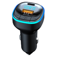FM Transmitter FM Modulator Car Mp3 Player Type C USB 3.1A Car Fast Charging