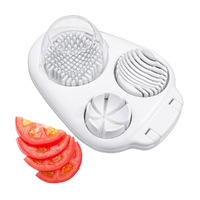 Egg Slicer Hard Boiled Eggs 3 Slice Modes Heavy Duty Stainless Steel Egg Cutter