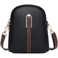 Women's Handbag Cell Phone Purse Shoulder Bag Female Wallet Crossbody bag-Black