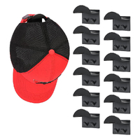 12Pcs Baseball Cap Rack Hat Organizer Baseball Caps Hangers Hanging Organizer