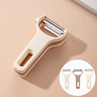 2Pcs Vegetable Peeler Multifunctional Stainless Steel 3-in-1 Peeler Kitchen Tool