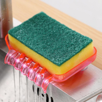 5 Pack Waterfall Soap Dish Drain Soap Box Shower Soap Holder Sink Sponge Holder