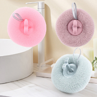 3Pcs Mesh Bath Sponge Balls Nylon Cleaning Brush Shower Body Cleaner Bath Ball