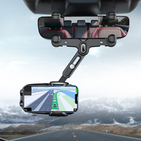 Rearview Mirror Car Phone Holder 360¡ã Rotating Multifunctional Phone Holder