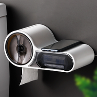 Free Punching Wall Mounted Bathroom Toilet Paper Holder