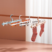 4Pcs Hats Socks Organizer Rack Multifunctional Closet Storage Rack Hanger