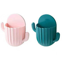2Pcs Household Wall-mounted Storage Rack Self-adhesive Seamless Storage Box