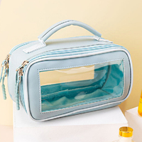 Portable Cosmetic Storage Bag Travel Waterproof Transparent PVC Makeup Organizer