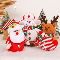 3Pcs Doll Bags with Drawstring Large Capacity Christmas Candy Bags Gift Bags