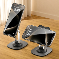 360¡ã Desktop Phone Stand Aluminum Alloy Folding Bracket Lifting Lazy Bracket