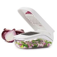 Vegetable and onion chopper Onion Chopper with Container  with easy pour opening